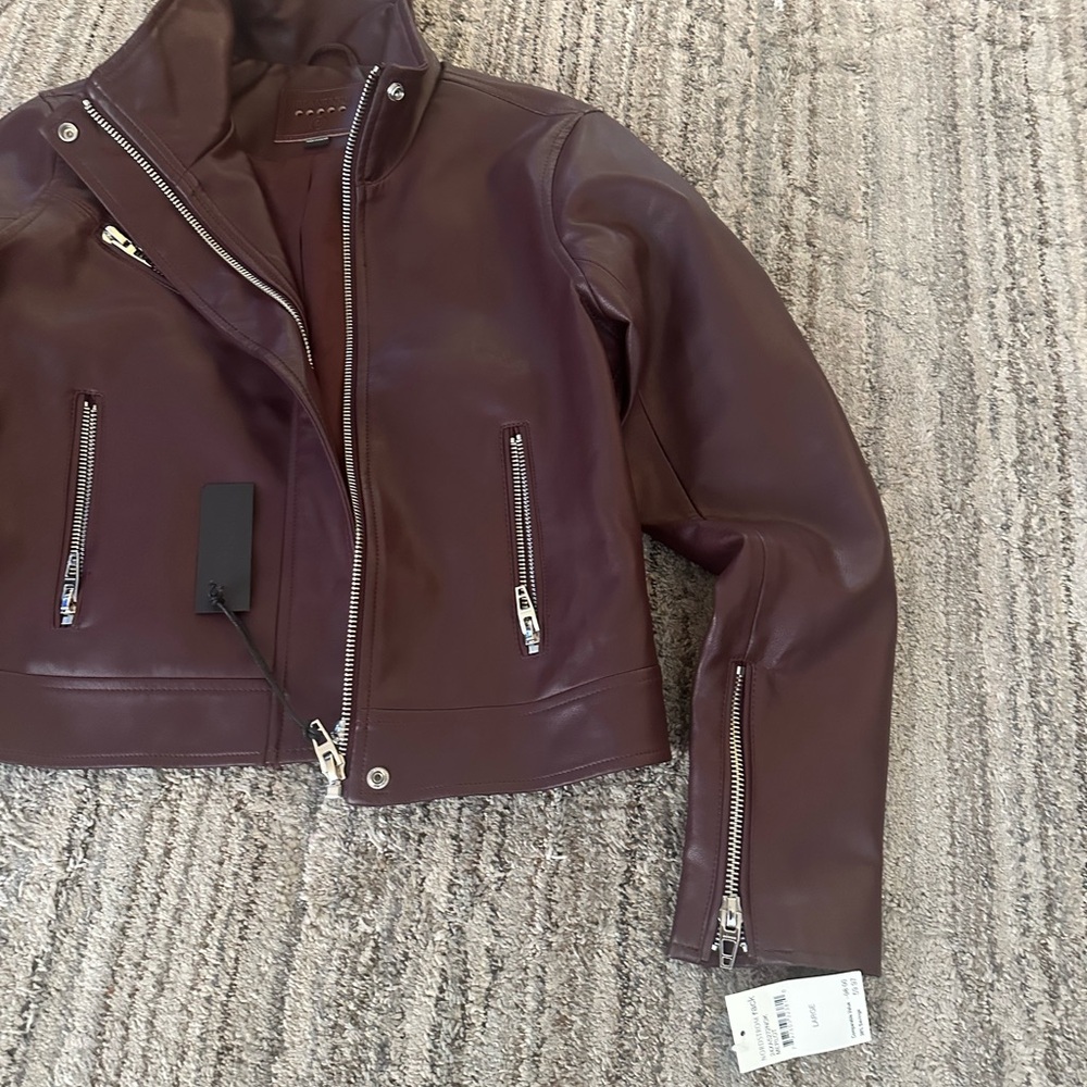 Women's Brown Leather Jacket